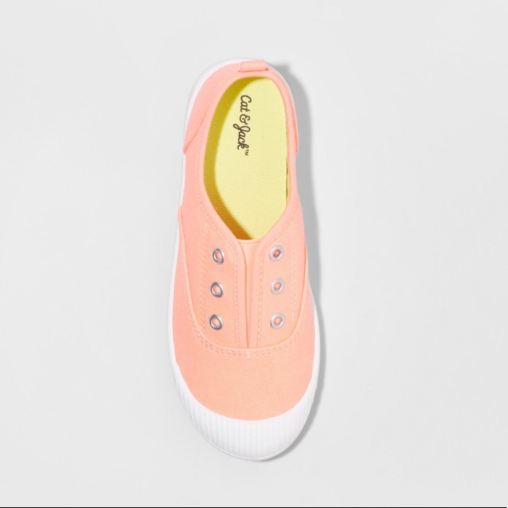 Girls' Mandy Laceless Canvas Sneakers - Cat & Jack - Picture 3 of 3